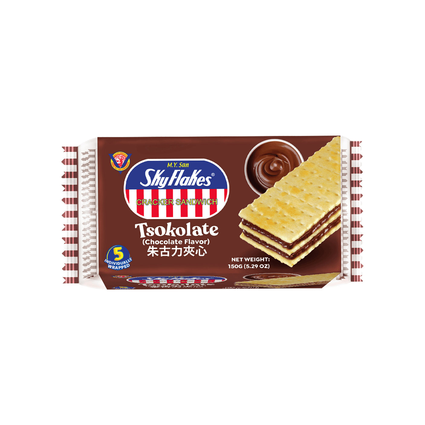 Skyflakes Cracker Sandwich Condensada + Tsokolate - 150g × 2 Pcs (Offer)