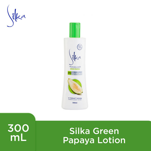 Silka Skin Whitening Green Papaya Lotion 300ml