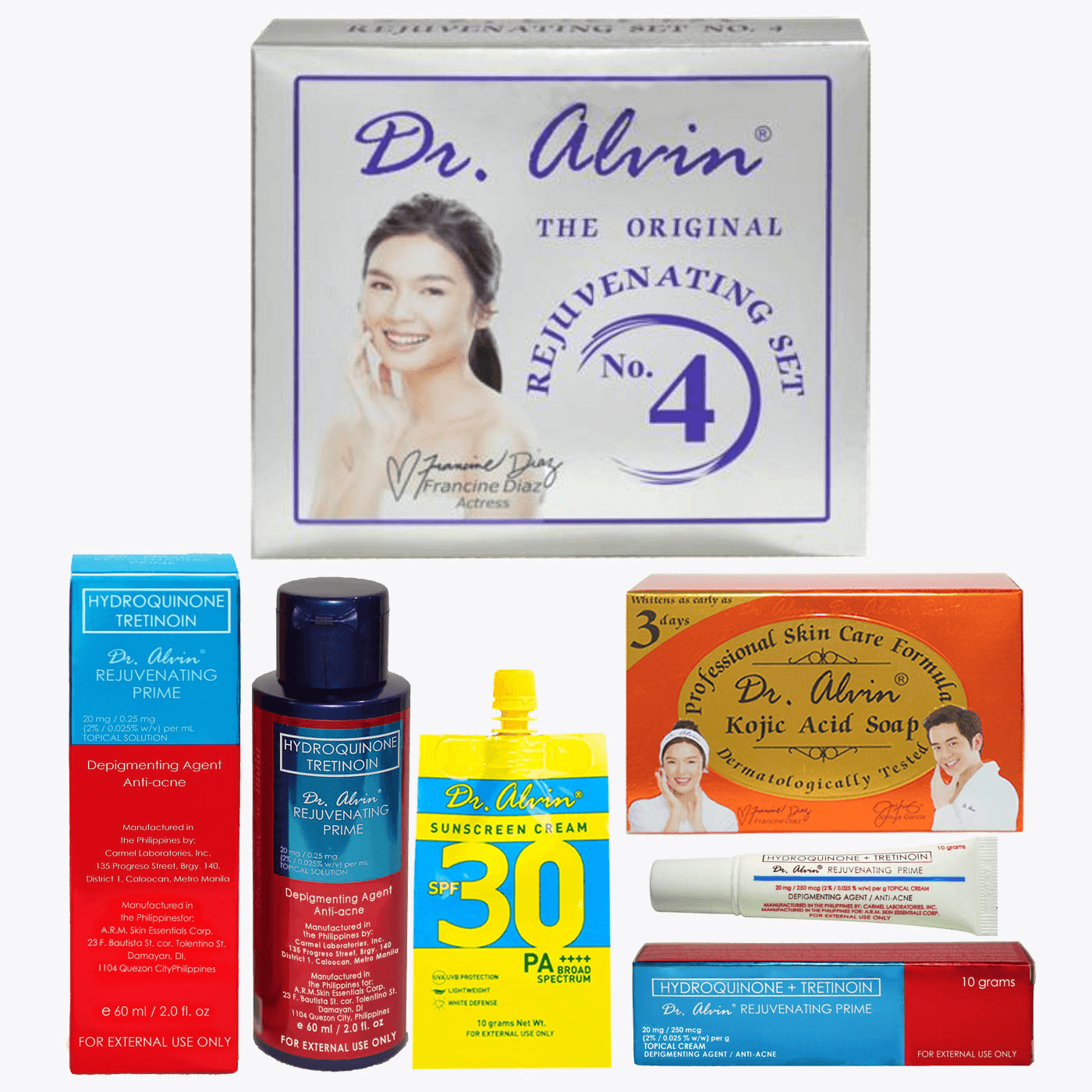 Rejuvenating Set Color:blue Dr. Alvin The Original Rejuvenating Set No.4 – Pinoyhyper