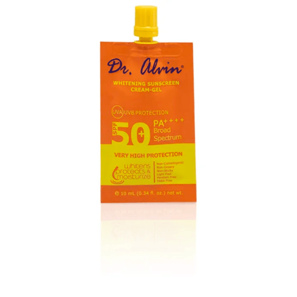 Dr. Alwin Whitening Sunscreen Cream Gel SPF 50 + - 10ml - Pinoyhyper