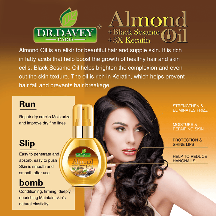 Dr Davey 3 In 1 Almond Oil - 110ml - Pinoyhyper