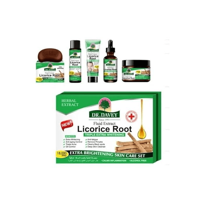Dr Davey Licorice Root Extra Brightening Skin Care Set - Pinoyhyper