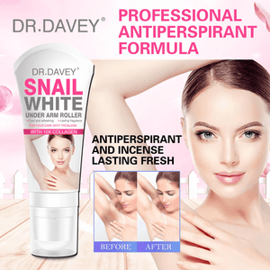 Dr. Davey Snail White Underarm Roll-On - 100ml - Pinoyhyper
