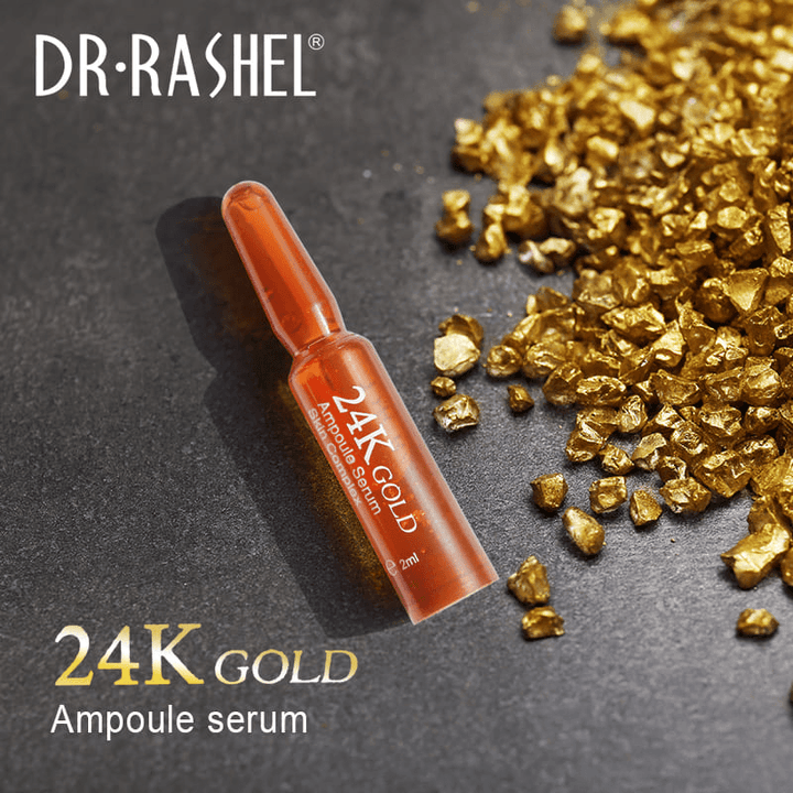 Dr.Rashel 24K Gold Ampoule Face Serum - 7 Ampoule X 2ml (Original) - Pinoyhyper