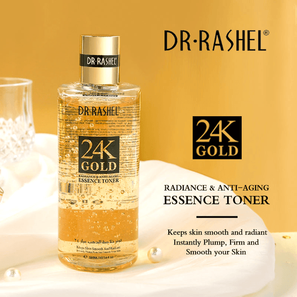 Dr.Rashel 24K Gold Radiance & Anti-Aging Essence Toner - 300ml - Pinoyhyper