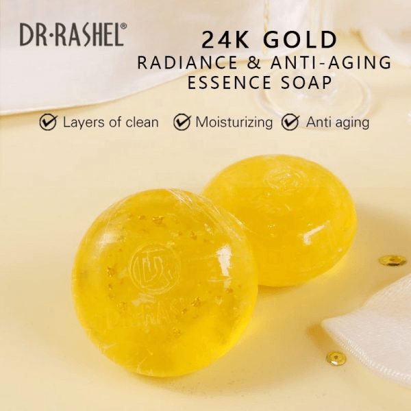 Dr. Rashel 24k Gold Radiance & Anti-Aging Soap - 100g - Pinoyhyper