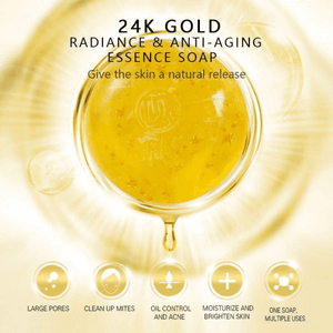 Dr. Rashel 24k Gold Radiance & Anti-Aging Soap - 100g - Pinoyhyper