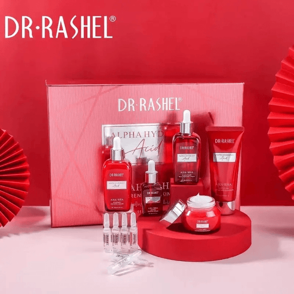 Dr. Rashel Alpha Hydroxy Acid AHA BHA Miracle Renewal Skin Care Kit - 11 Pcs Set - Pinoyhyper