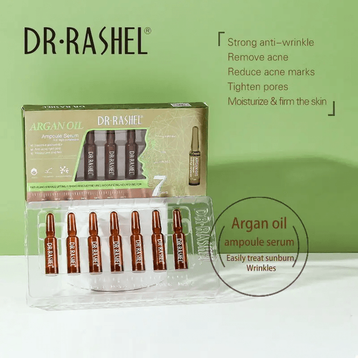 Dr.Rashel Argan Oil Ampoule Face Serum - 7 Ampoule X 2ml (Original) - Pinoyhyper
