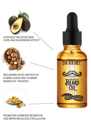 DR.RASHEL Argan Oil Hair Growth Beard Oil - 30ml - Pinoyhyper