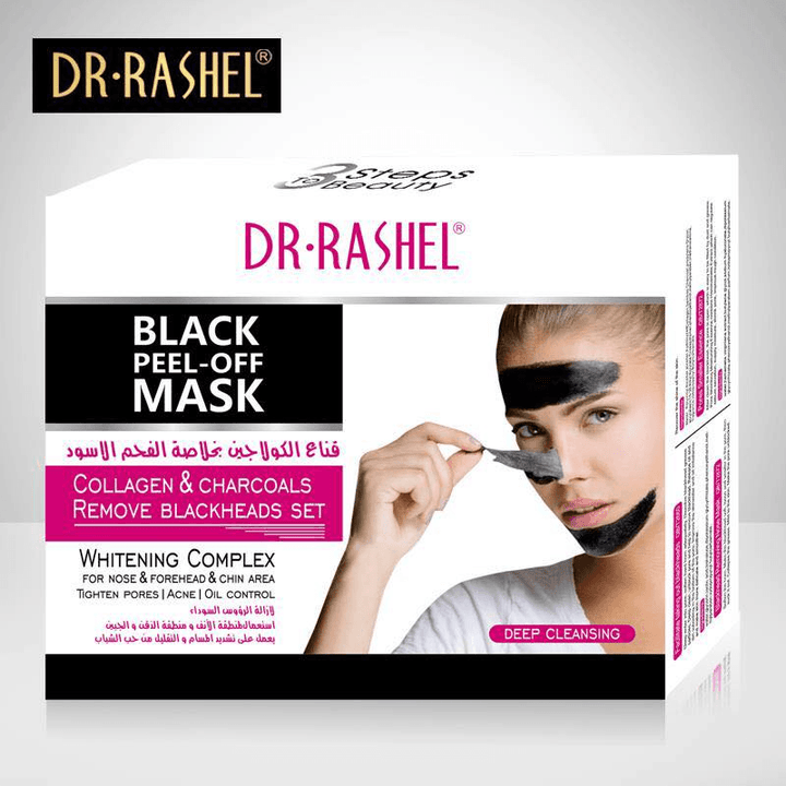 Dr.Rashel Deep Cleansing Black Peel - Off Face Mask Set - Pinoyhyper