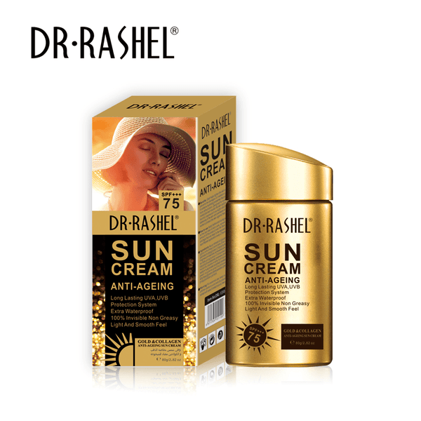 Dr. Rashel Gold Collagen Sun Cream SPF 75 - 80gm - Pinoyhyper