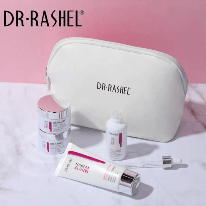 Dr Rashel White Skin Whitening Fade Spot 4 Piece Set With Bag(Original) - Pinoyhyper
