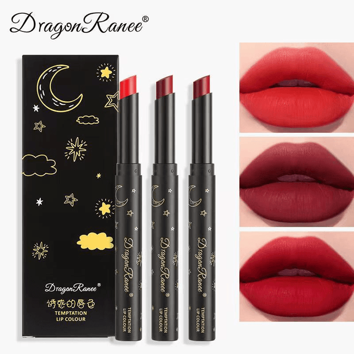 Dragon Ranee Lipstick Pen 3pcs Set Soft Silky Lip Gloss - DR05A - Pinoyhyper