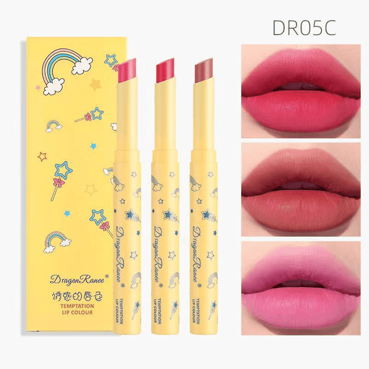 Dragon Ranee Lipstick Pen 3pcs Set Soft Silky Lip Gloss - DR05C - Pinoyhyper