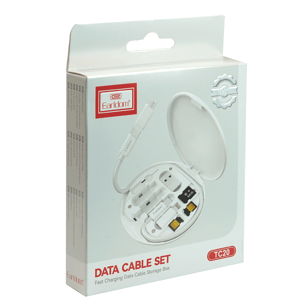 Earldom 5 in 1 Multi Data Cables Travel Sets - TC20 - Pinoyhyper
