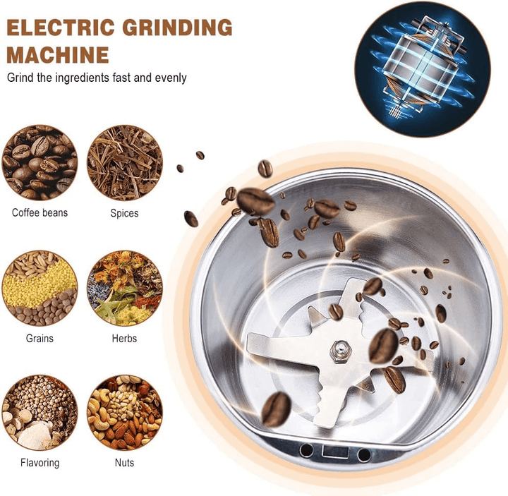 Electric Domestic Coffee Grinder JB-168 - Pinoyhyper
