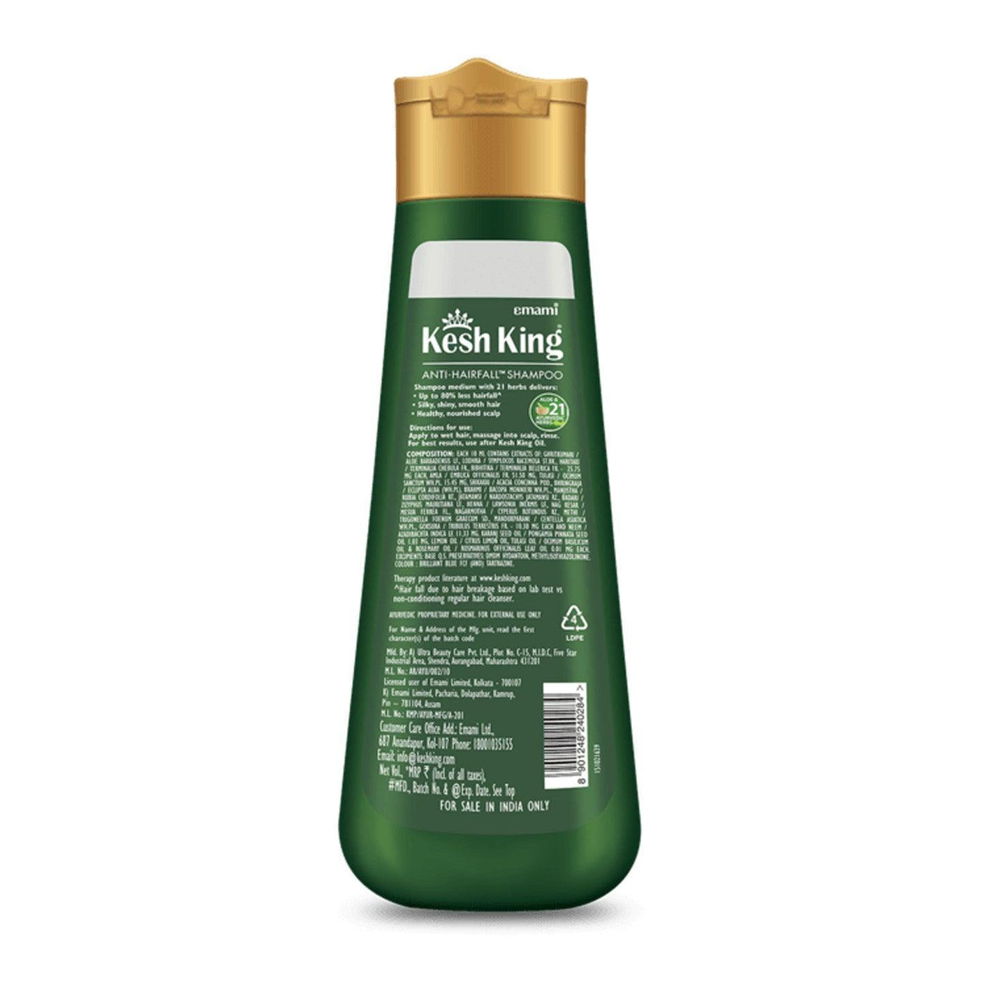 Emami Kesh King Ayurvedic Hairfall Expert Shampoo - 340ml - Pinoyhyper