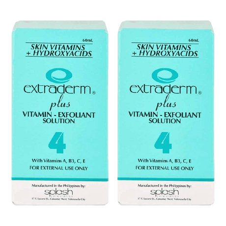 Extraderm Plus Vitamin Exfoliant Solution 4 - 60ml × 2Pcs - Pinoyhyper