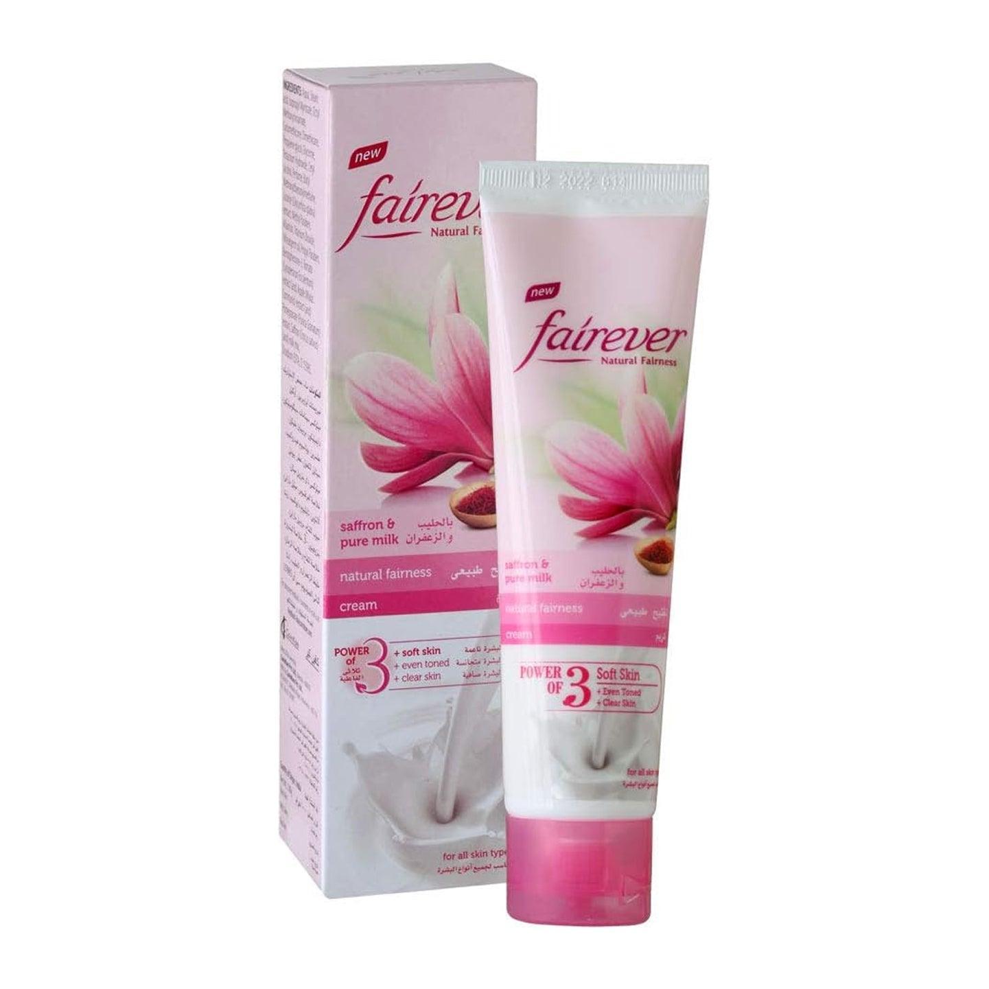 Fairever Natural Fairness Cream Saffron & Pure Milk - 100g - Pinoyhyper