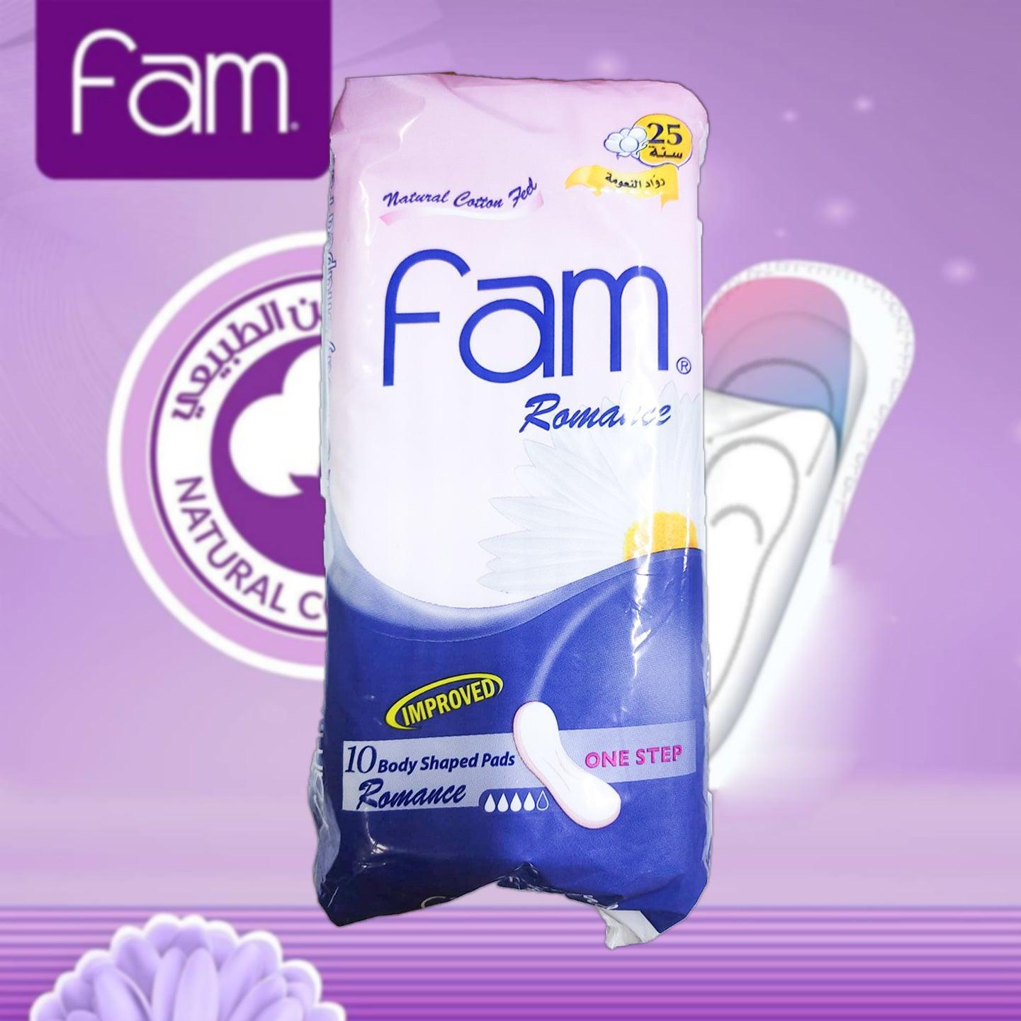 Fam Romance Natural Cotton Feel Body Shaped Pads - 10 Pcs - Pinoyhyper