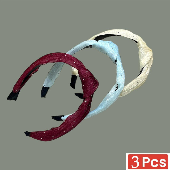 Fashion Decor Braided Hair Band - 3 Pcs (457820) - Pinoyhyper