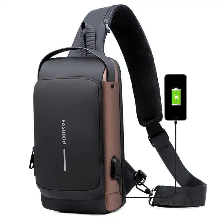 Fashion Waterproof Bag with USB - Pinoyhyper