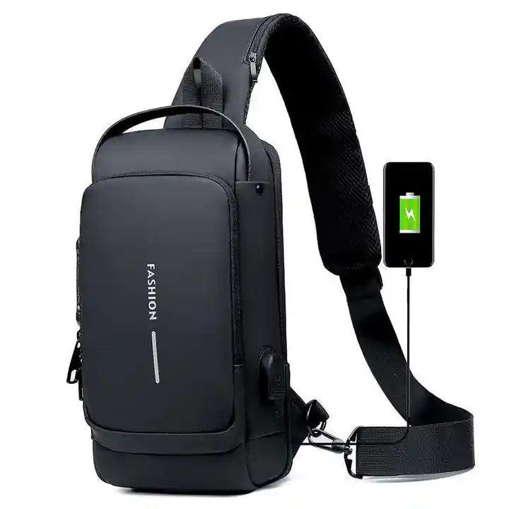 Fashion Waterproof Bag with USB - Pinoyhyper