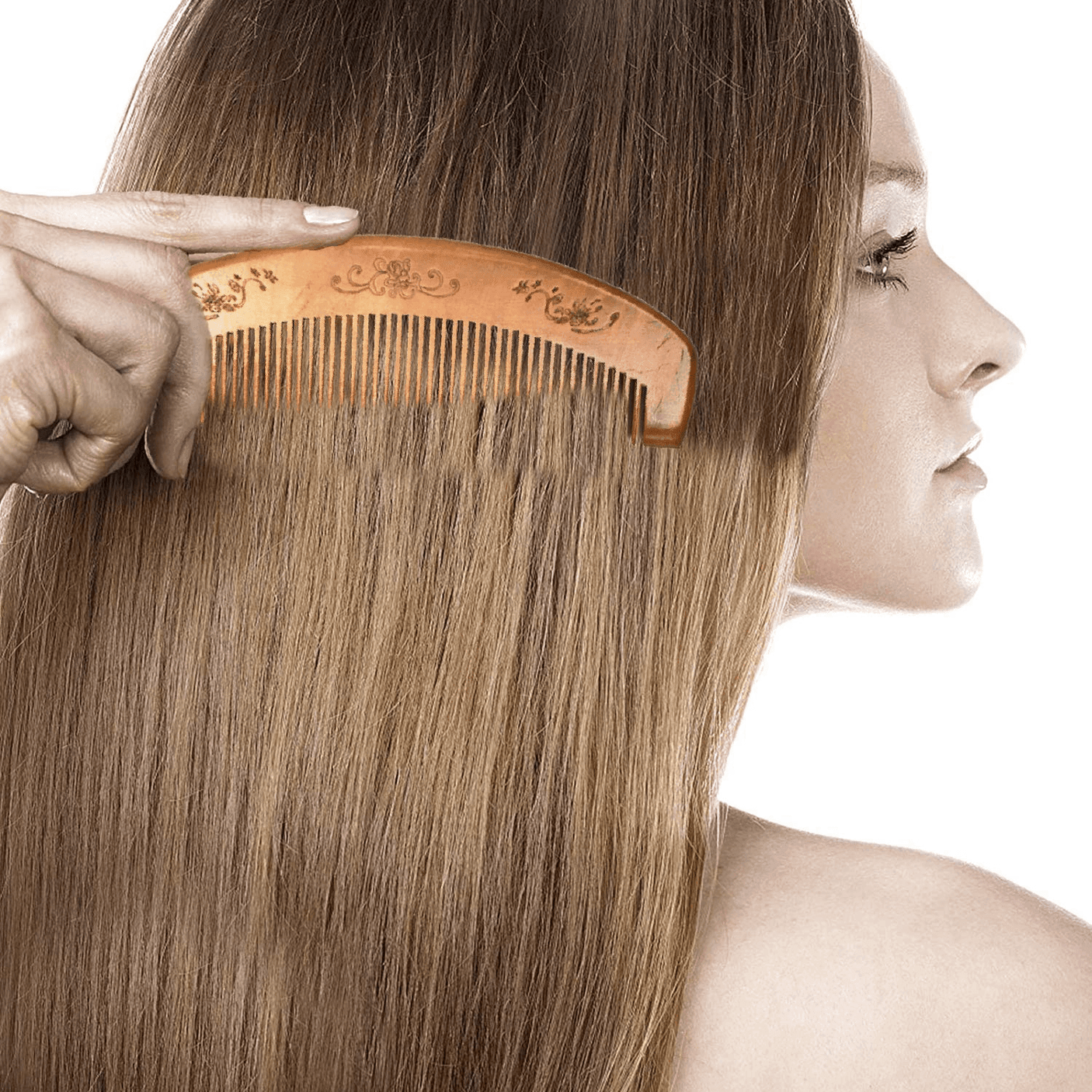 Fashion Wooden Comb - 16cm - Pinoyhyper