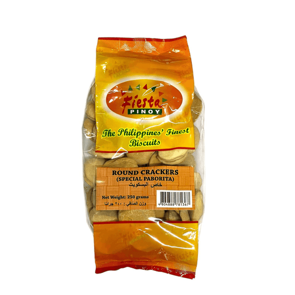 Fiesta Pinoy Round Crackers (Special Paborita) - 250g - Pinoyhyper