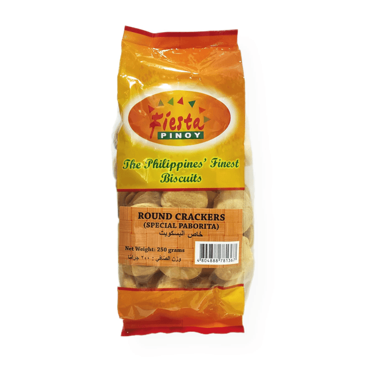 Fiesta Pinoy Round Crackers (Special Paborita) - 250g - Pinoyhyper