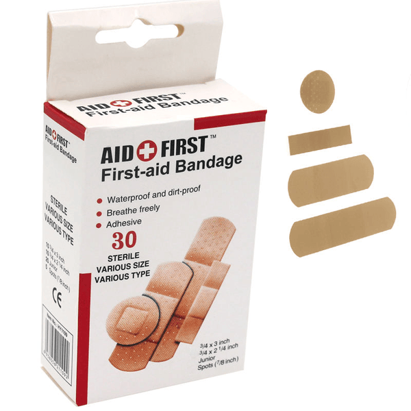 First Aid Bandage Assorted 30pcs Box - Pinoyhyper