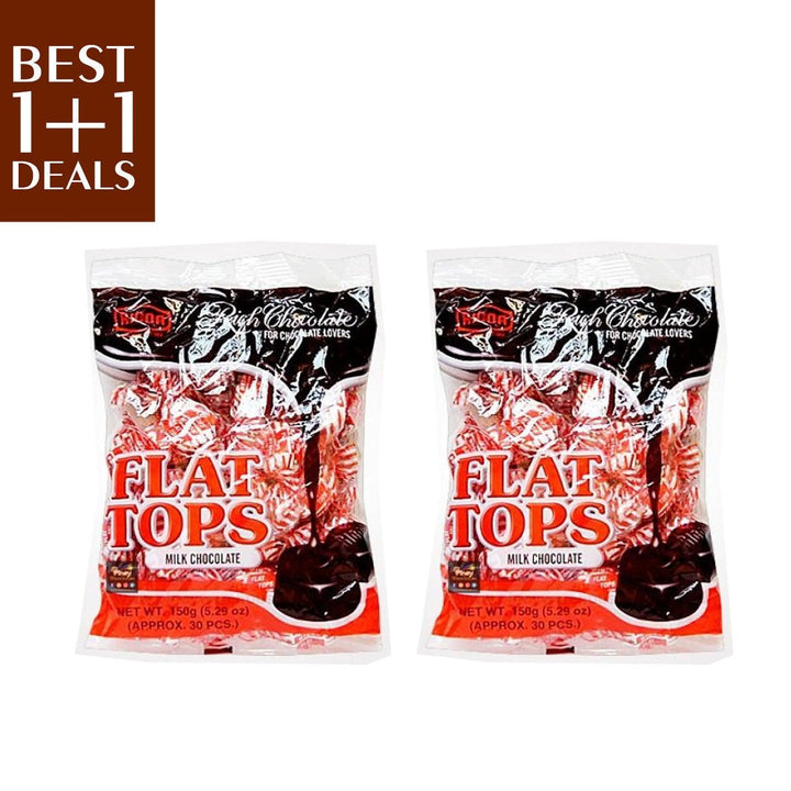 Flat Tops Milk Chocolate - 2×30pcs Pack (Offer) - Pinoyhyper