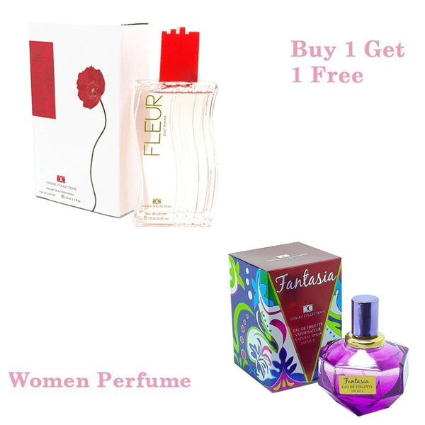 Fleur Pour & Fantasia Sensational Women Perfumes 1+1 PR-7 - Pinoyhyper