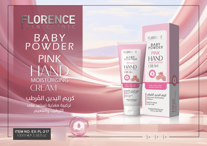 Florence Baby Powder Pink Hand Moisturising Cream - 100ml - Pinoyhyper