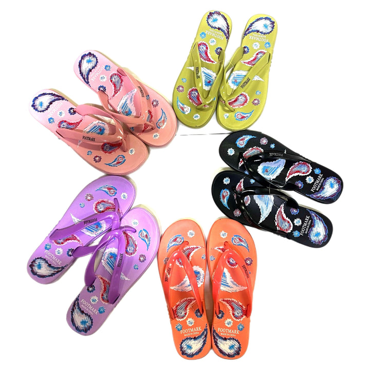 Foot mark Ladies Slippers - XY-585 - Pinoyhyper