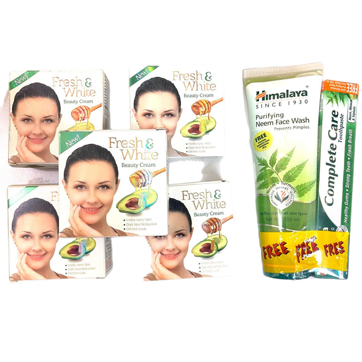 Fresh & White Beauty Cream Combo with Himalaya Face Wash Free - Pinoyhyper