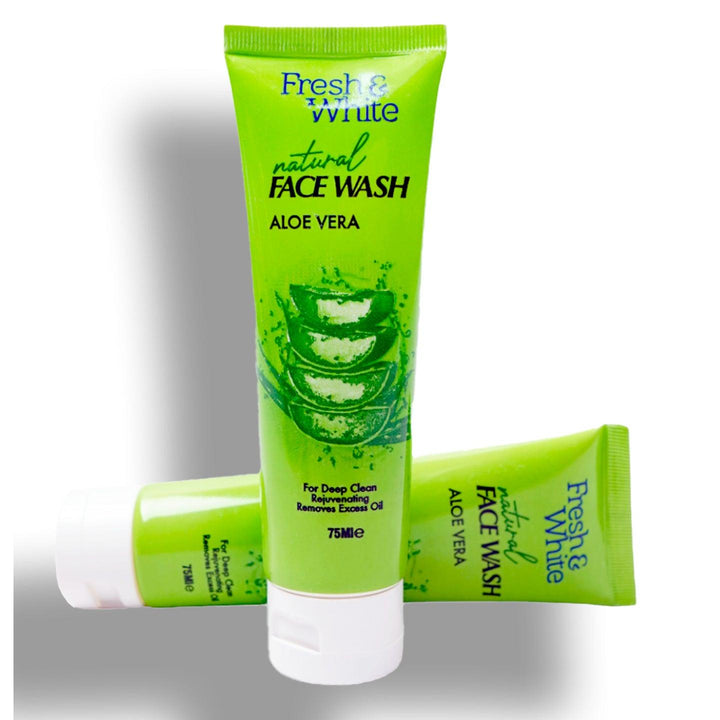 Fresh & White Natural Face Wash Aloe Vera - 75ml - Pinoyhyper