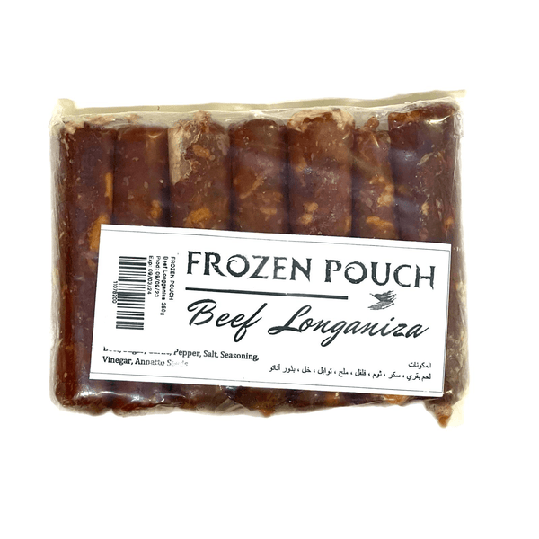 Frozen Pouch Beef Longaniza - 350g - Pinoyhyper