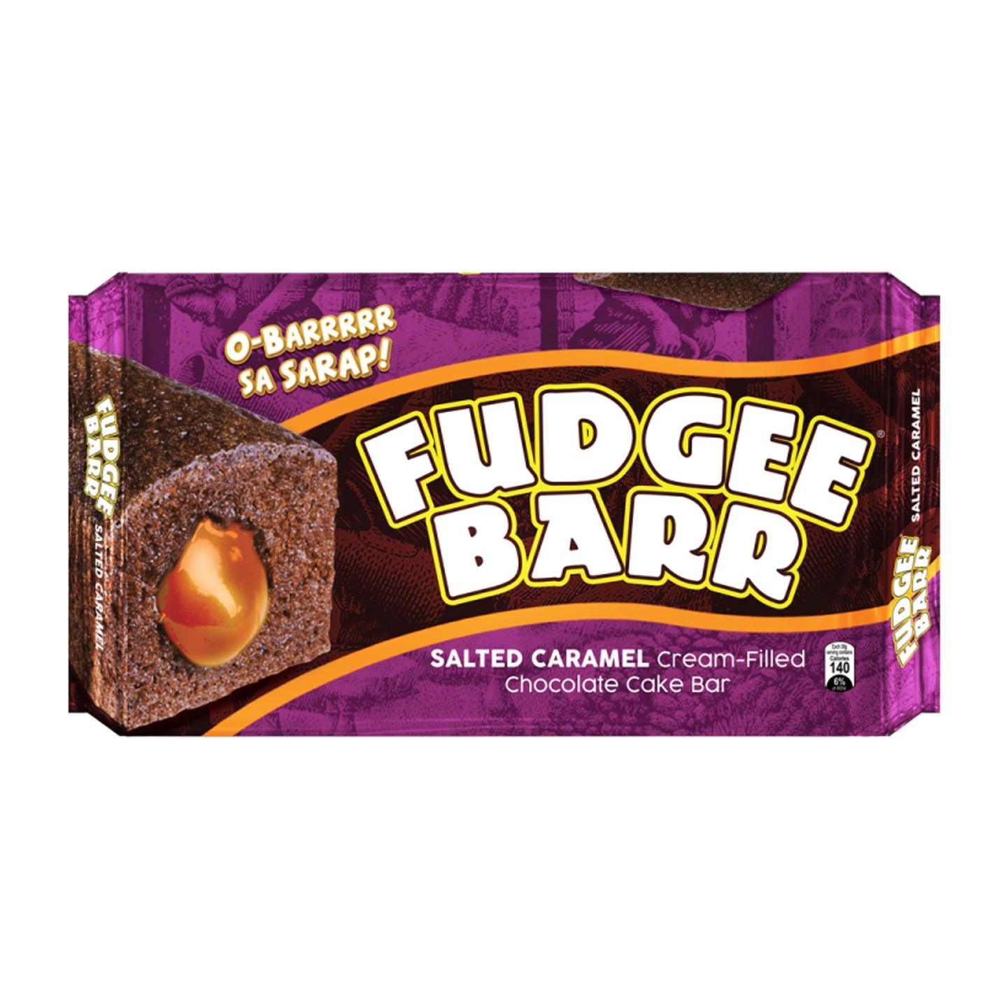 Fudgee Barr Salted Caramel Chocolate Cake Bar - 10 x 38g (380g) - Pinoyhyper
