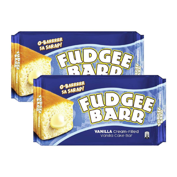 Fudgee Barr Vanilla Cream-Filled Cake Bar (10x39gm) × 2Pcs (Offer) - Pinoyhyper