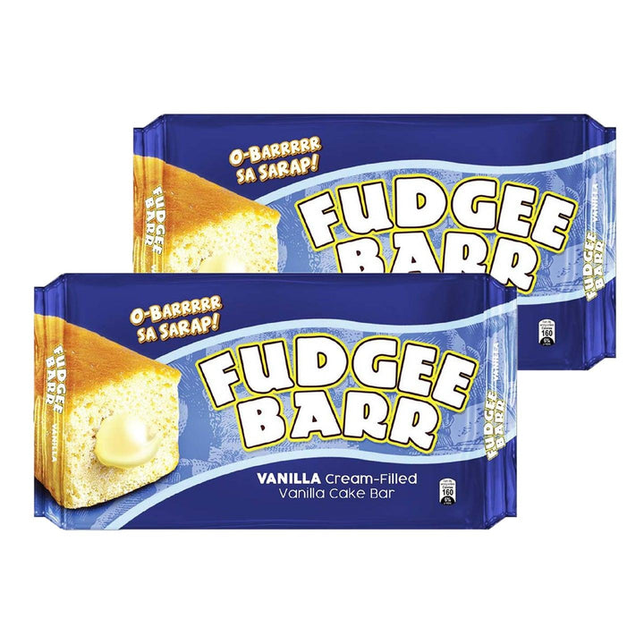 Fudgee Barr Vanilla Cream-Filled Cake Bar (10x39gm) × 2Pcs (Offer) - Pinoyhyper