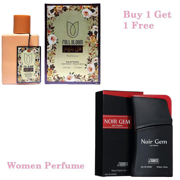 Full Bloom & Noir Gem Women Perfumes 1+1 PR-10 - Pinoyhyper