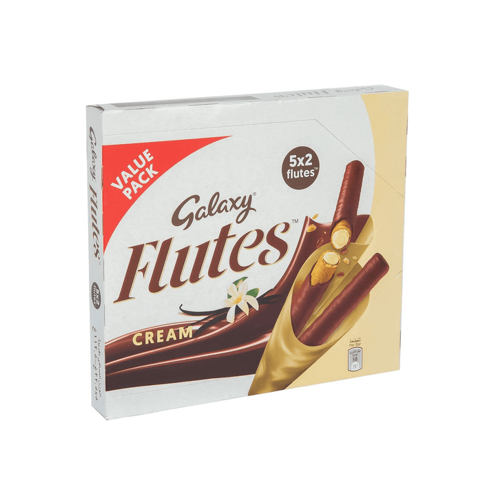 Galaxy Flutes Crispy Cream Wafer Roll (Value Pack) 5 × 22.5g - Pinoyhyper