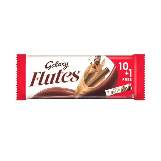 Galaxy Flutes Twin Finger Chocolate Value Pack - 11 X 22.5g - Pinoyhyper