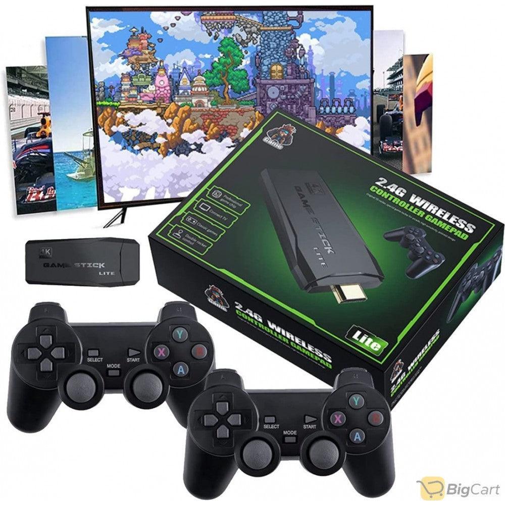 Game Console with Dual 2.4G Wireless Controllers Game Consoles for 4K ...