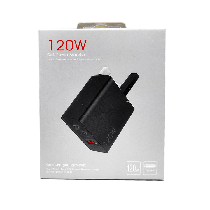 Gan Power Adapter 120W Max Fast Charger Type-C - Pinoyhyper