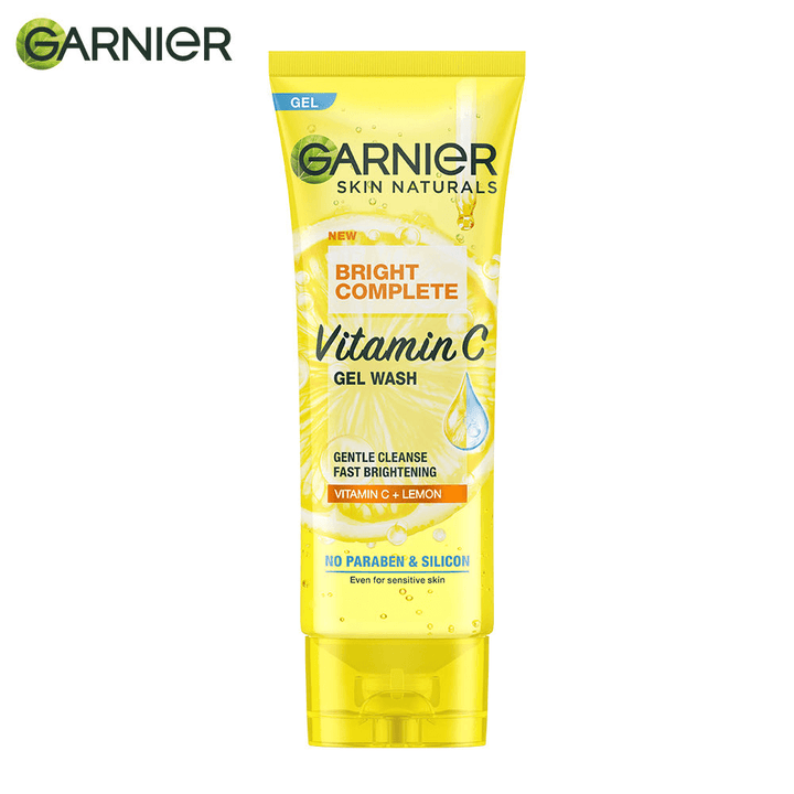 Garnier Bright Complete Vitamin C Gel Facewash - 100g - Pinoyhyper