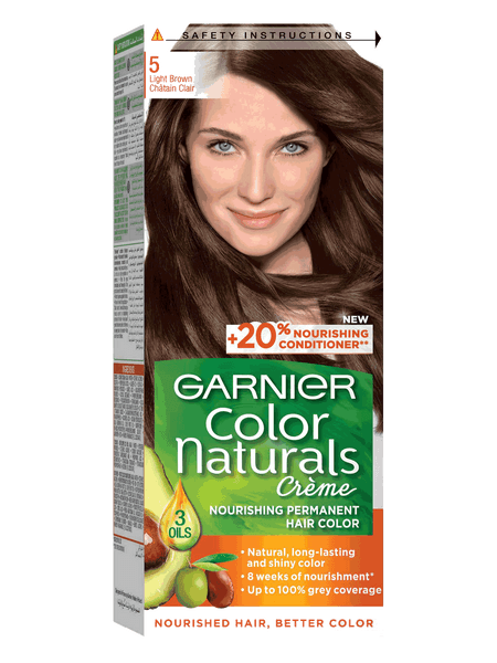 Garnier Color Naturals 5 Light Brown Hair color - 1+1 (Promo Pack) - Pinoyhyper