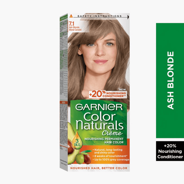 Garnier Naturals 7.1 Ash Blonde Hair Color 100ml - 1+1 (Promo Pack) - Pinoyhyper